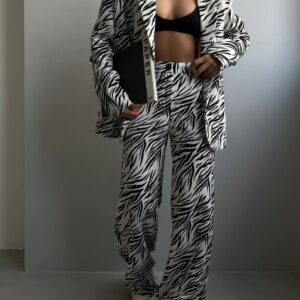 Σετ μπλέιζερ και παντελόνι - Zebra